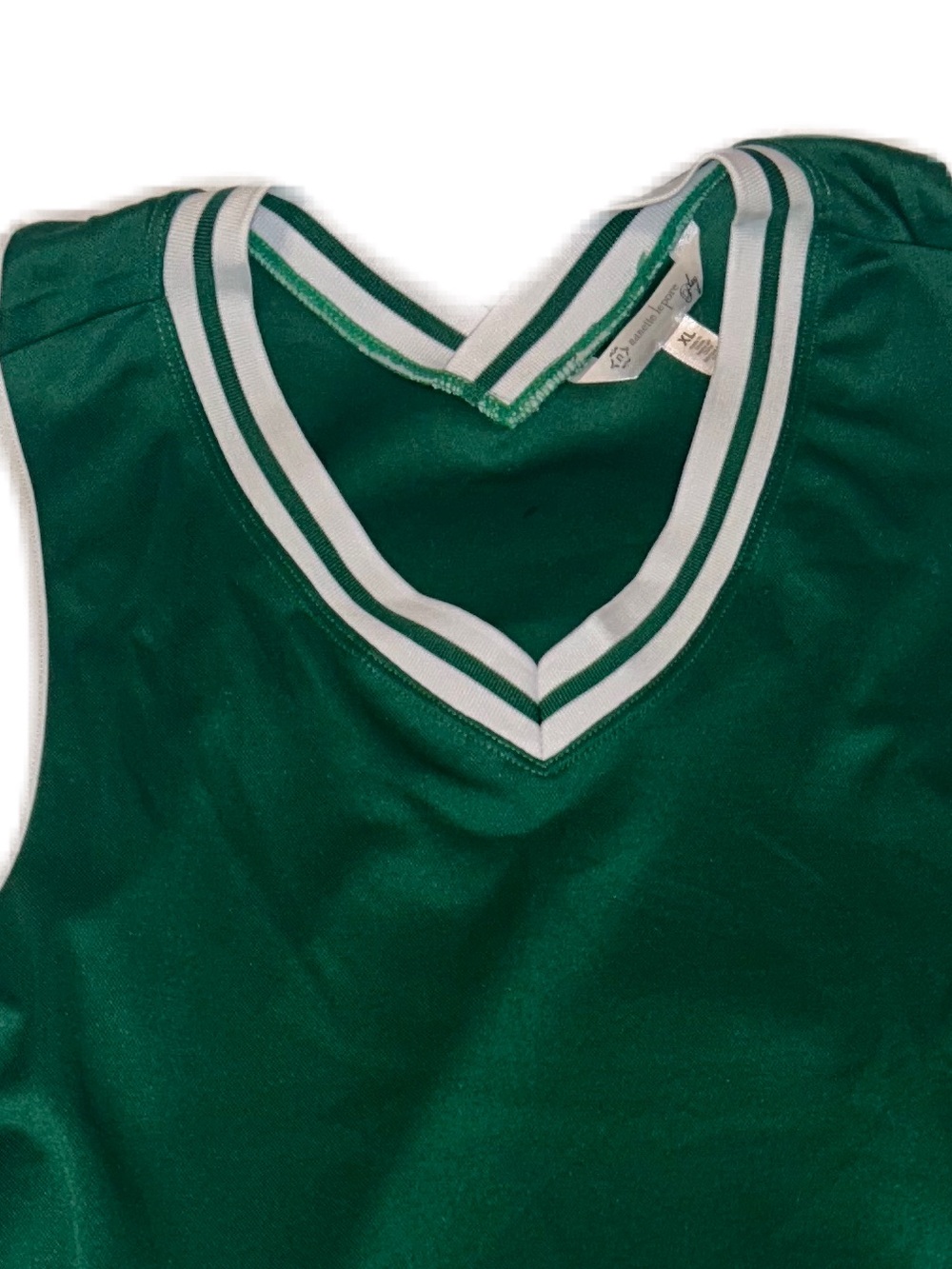 Nanette Lepore Verdant Green Sleeveless Dress with Bright White Trim - Picture 5 of 5